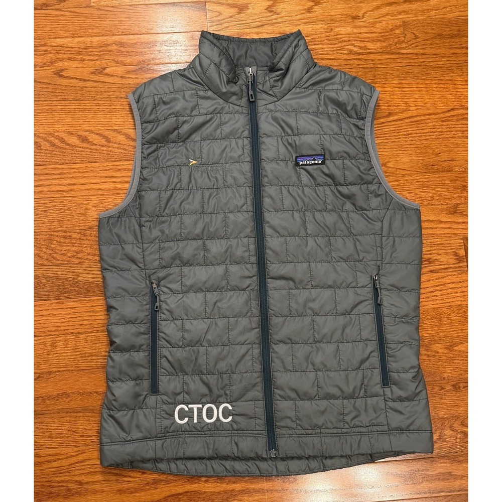 Patagonia Nano Puff Vest Mens Medium CAGR Cave Grey BNY Mellon Primaloft 84242